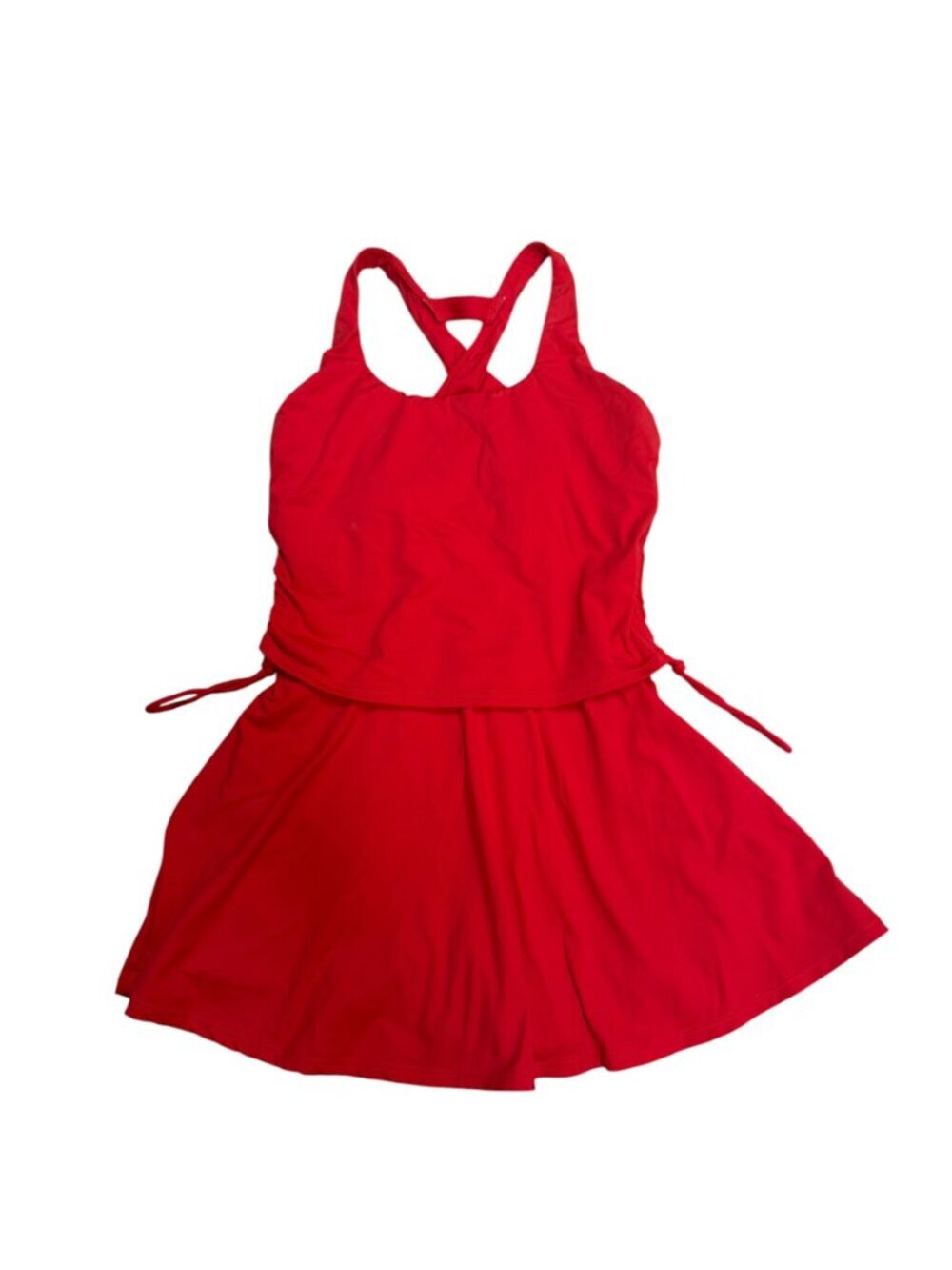 HALARA Red Racerback Mini Dress - Picture 2 of 6